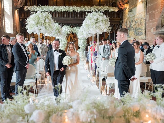 Callum and Lydia's Wedding in Peckforton, Cheshire 63
