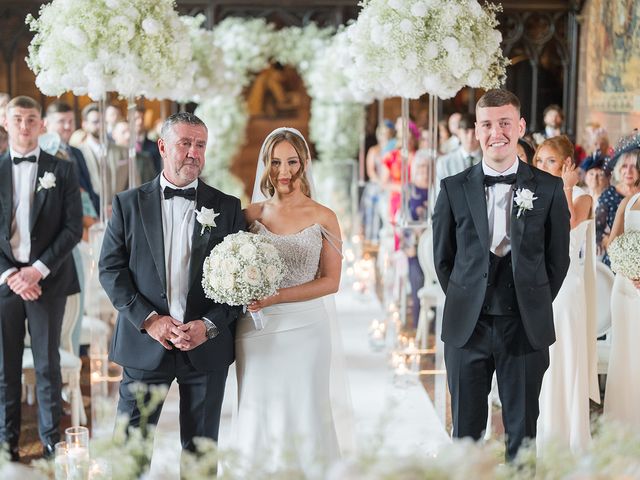 Callum and Lydia's Wedding in Peckforton, Cheshire 64
