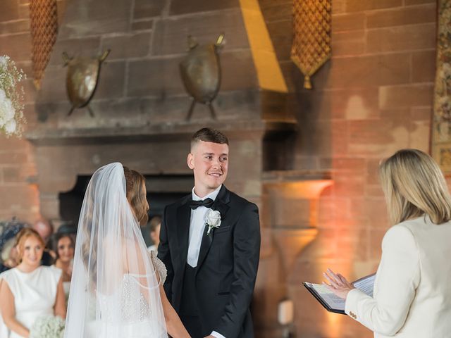 Callum and Lydia's Wedding in Peckforton, Cheshire 67