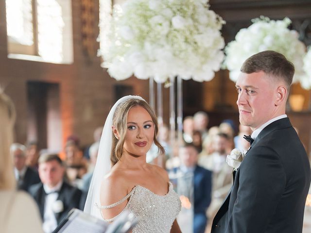 Callum and Lydia's Wedding in Peckforton, Cheshire 71