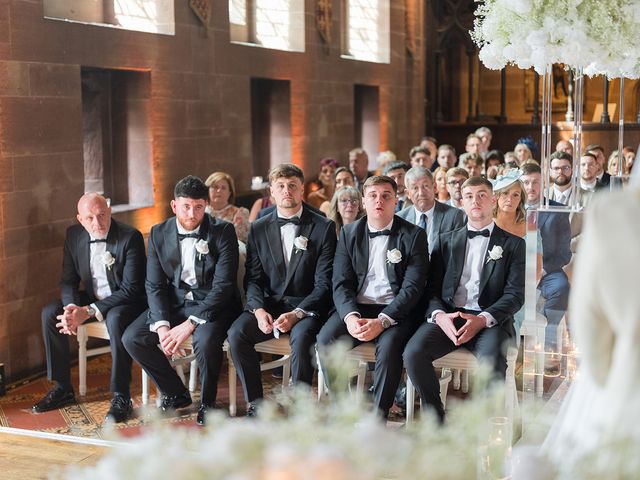 Callum and Lydia's Wedding in Peckforton, Cheshire 72