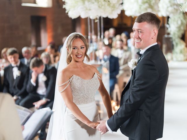 Callum and Lydia's Wedding in Peckforton, Cheshire 74
