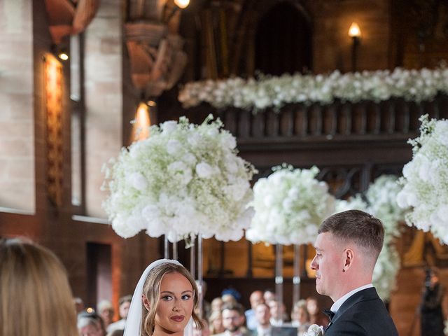 Callum and Lydia's Wedding in Peckforton, Cheshire 75