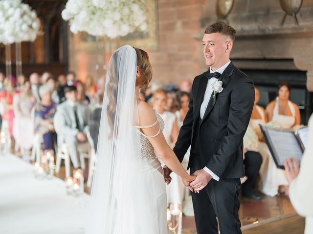 Callum and Lydia's Wedding in Peckforton, Cheshire 77
