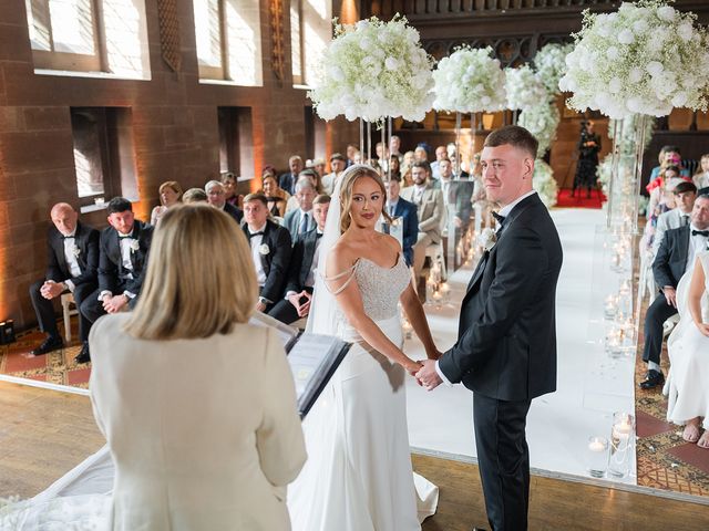 Callum and Lydia's Wedding in Peckforton, Cheshire 79