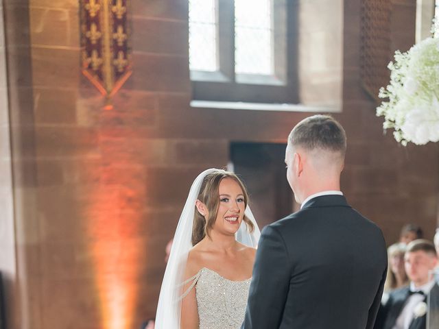 Callum and Lydia's Wedding in Peckforton, Cheshire 82