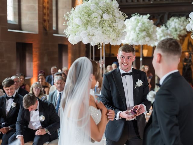 Callum and Lydia's Wedding in Peckforton, Cheshire 84