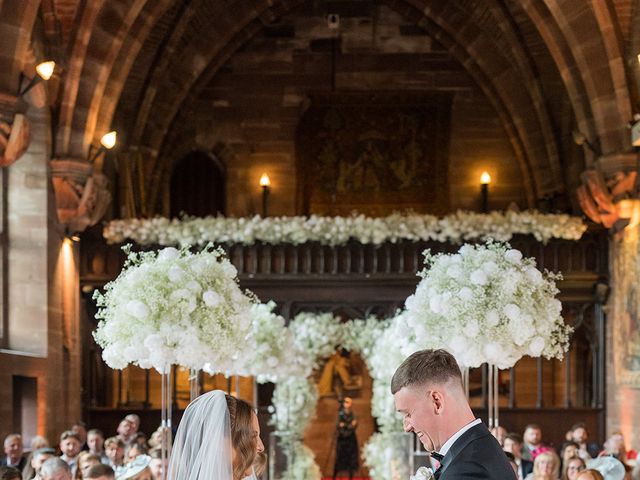 Callum and Lydia's Wedding in Peckforton, Cheshire 85