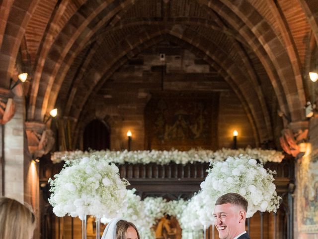 Callum and Lydia's Wedding in Peckforton, Cheshire 86