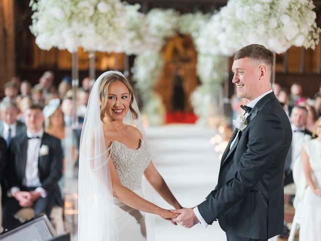 Callum and Lydia's Wedding in Peckforton, Cheshire 88