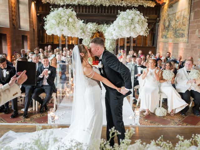 Callum and Lydia's Wedding in Peckforton, Cheshire 89
