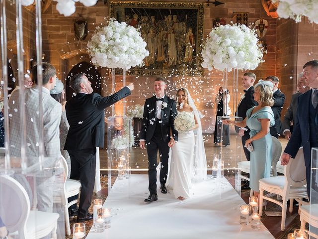 Callum and Lydia's Wedding in Peckforton, Cheshire 98