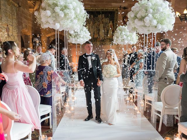 Callum and Lydia's Wedding in Peckforton, Cheshire 99