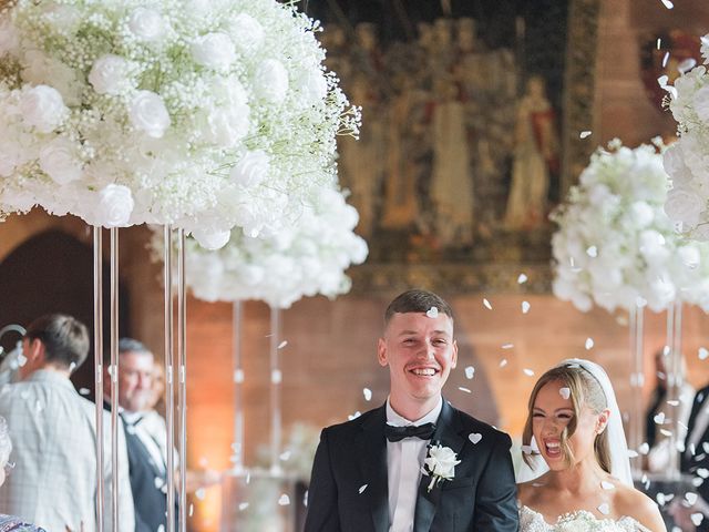 Callum and Lydia's Wedding in Peckforton, Cheshire 101