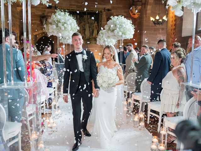 Callum and Lydia's Wedding in Peckforton, Cheshire 105