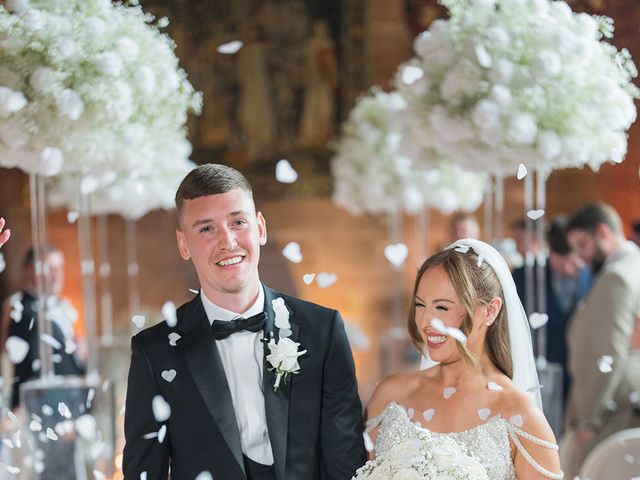 Callum and Lydia's Wedding in Peckforton, Cheshire 106