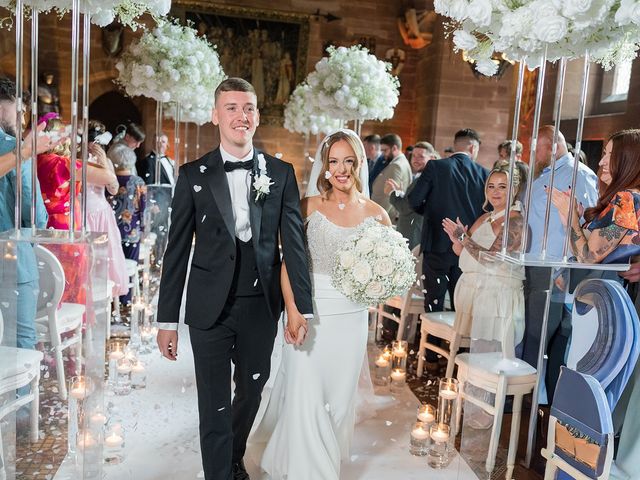 Callum and Lydia's Wedding in Peckforton, Cheshire 107