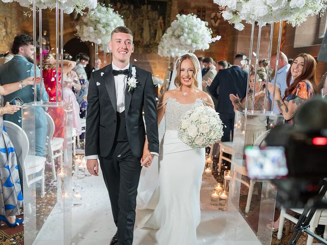Callum and Lydia's Wedding in Peckforton, Cheshire 108