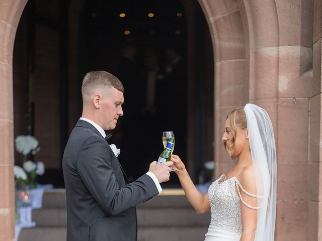 Callum and Lydia's Wedding in Peckforton, Cheshire 110