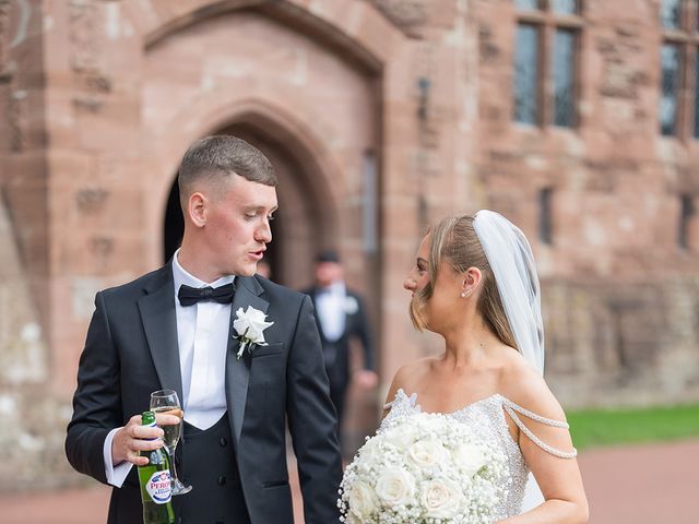 Callum and Lydia's Wedding in Peckforton, Cheshire 112