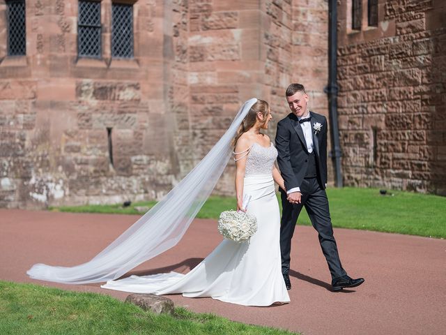 Callum and Lydia's Wedding in Peckforton, Cheshire 126