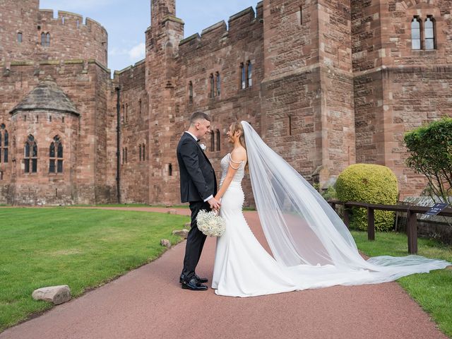 Callum and Lydia's Wedding in Peckforton, Cheshire 134