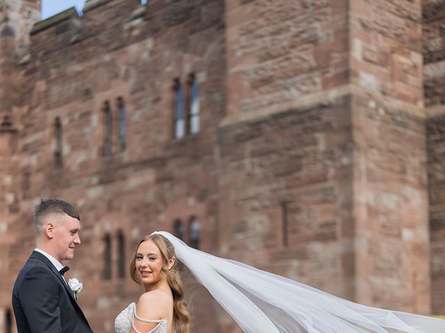 Callum and Lydia's Wedding in Peckforton, Cheshire 136
