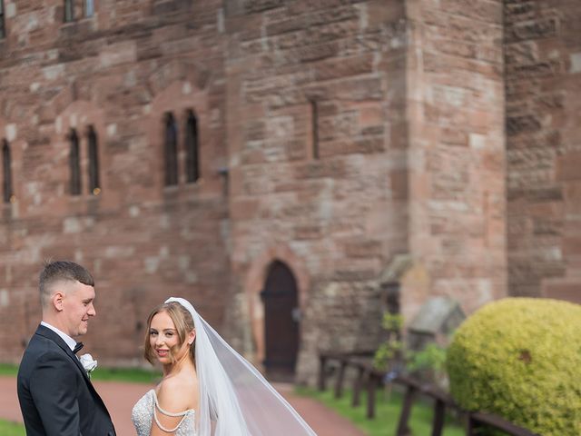 Callum and Lydia's Wedding in Peckforton, Cheshire 137