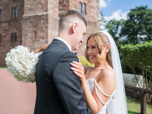 Callum and Lydia's Wedding in Peckforton, Cheshire 141