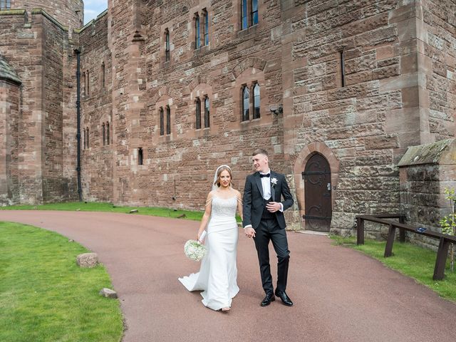 Callum and Lydia's Wedding in Peckforton, Cheshire 147