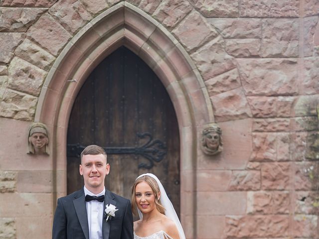 Callum and Lydia's Wedding in Peckforton, Cheshire 149