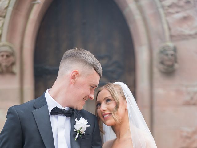 Callum and Lydia's Wedding in Peckforton, Cheshire 154