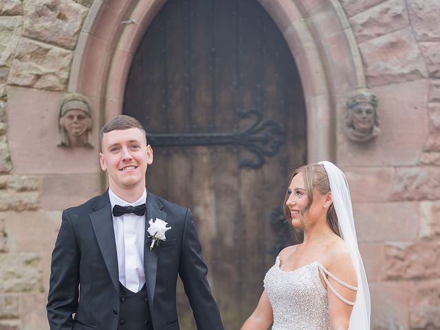 Callum and Lydia's Wedding in Peckforton, Cheshire 157
