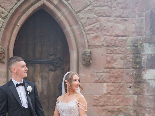 Callum and Lydia's Wedding in Peckforton, Cheshire 158