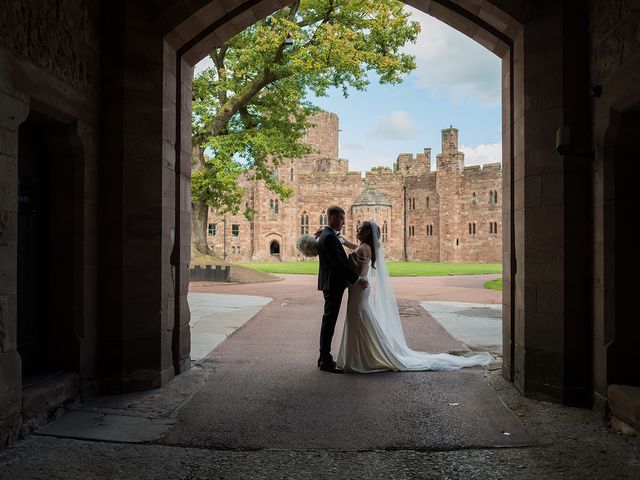 Callum and Lydia's Wedding in Peckforton, Cheshire 171
