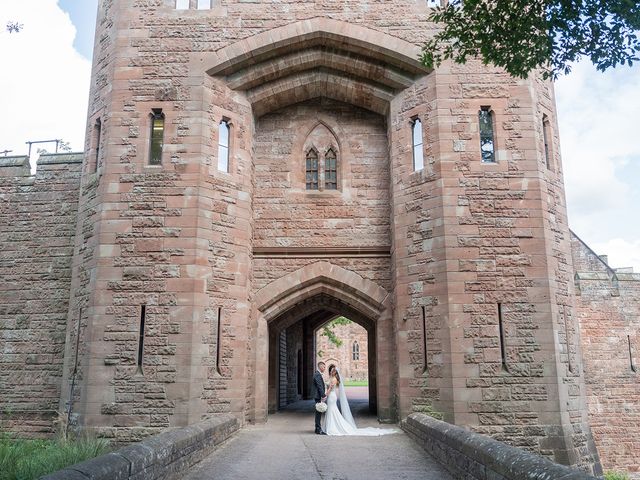 Callum and Lydia's Wedding in Peckforton, Cheshire 176