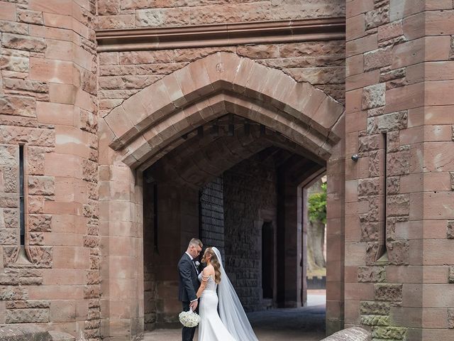Callum and Lydia's Wedding in Peckforton, Cheshire 177