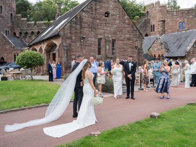 Callum and Lydia's Wedding in Peckforton, Cheshire 179