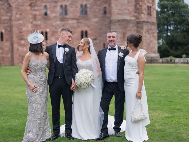 Callum and Lydia's Wedding in Peckforton, Cheshire 181