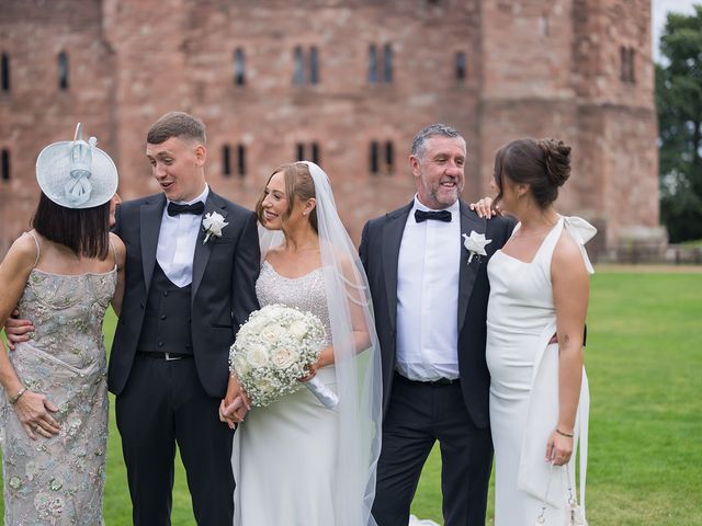 Callum and Lydia's Wedding in Peckforton, Cheshire 182