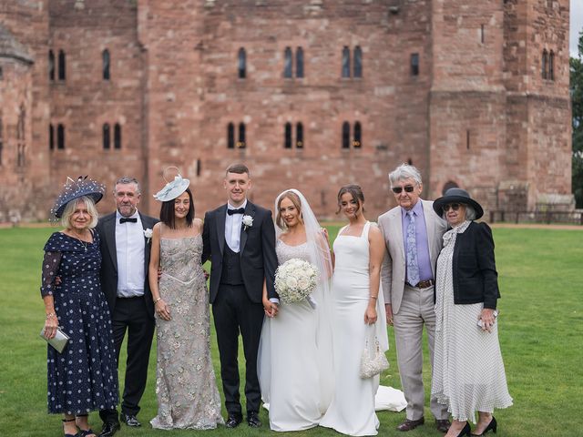 Callum and Lydia's Wedding in Peckforton, Cheshire 186