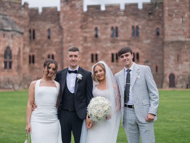 Callum and Lydia's Wedding in Peckforton, Cheshire 189