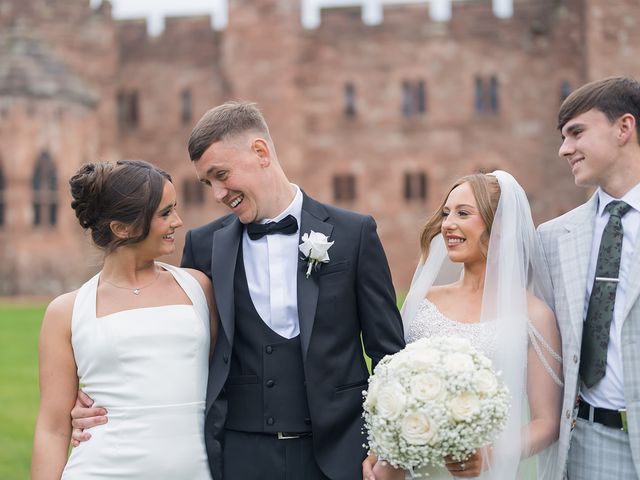Callum and Lydia's Wedding in Peckforton, Cheshire 190