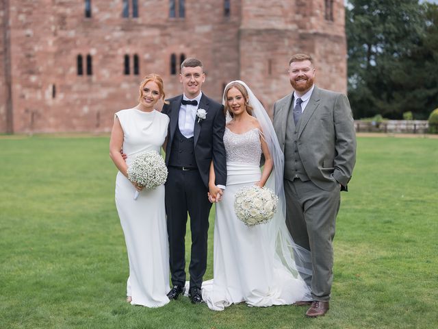 Callum and Lydia's Wedding in Peckforton, Cheshire 191