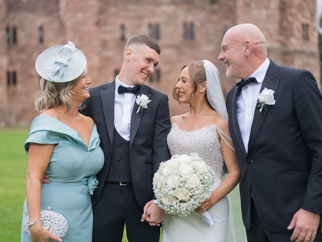 Callum and Lydia's Wedding in Peckforton, Cheshire 199