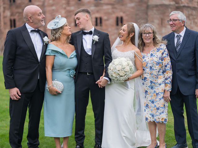 Callum and Lydia's Wedding in Peckforton, Cheshire 201