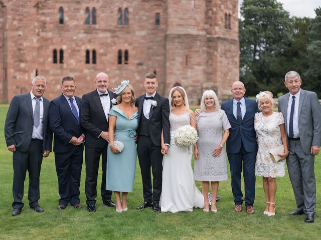 Callum and Lydia's Wedding in Peckforton, Cheshire 202