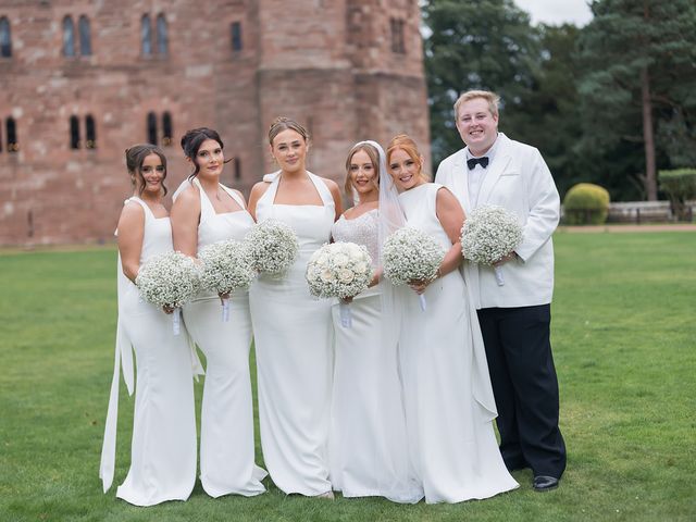 Callum and Lydia's Wedding in Peckforton, Cheshire 205