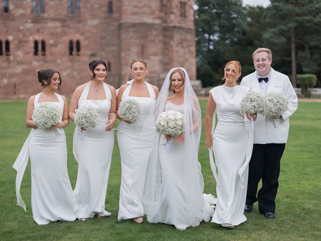Callum and Lydia's Wedding in Peckforton, Cheshire 208