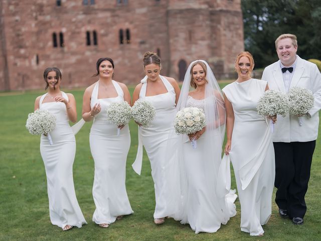Callum and Lydia's Wedding in Peckforton, Cheshire 209